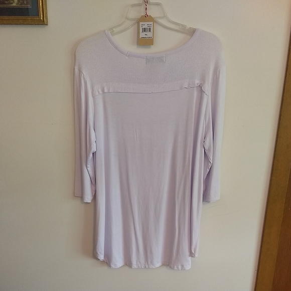 Magical Season White 3/4 Sleeve Holiday Top Camper - Picture 2 of 7